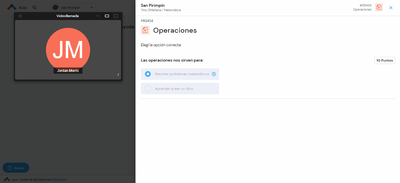 👩\u200d🏫 👨\u200d🏫 Ayudar a un alumno en un examen escrito – Ayuda - EDUCABOT, image size:1358x621